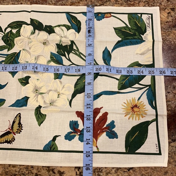 Colonial Williamsburg Foundation Tea Towel, Signed - Picture 4 of 8